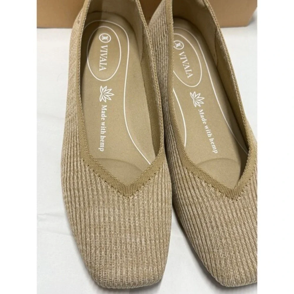 VIVAIA Casual Flats Slip on Ballet Flats Shoes Comfortable EU/40 US/9‎